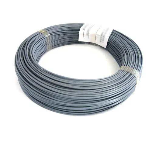 T.E.G. montagedraad 0.7mm2 grijs PVC