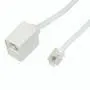 T.E.G. RJ11 verlengkabel male-female modulair