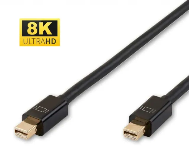 Microconnect Mini DisplayPort 1.4 kabel 1m zwart