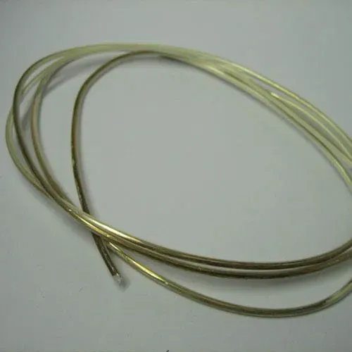 T.E.G. verzilverd koperdraad 2,0mm per meter extra zacht