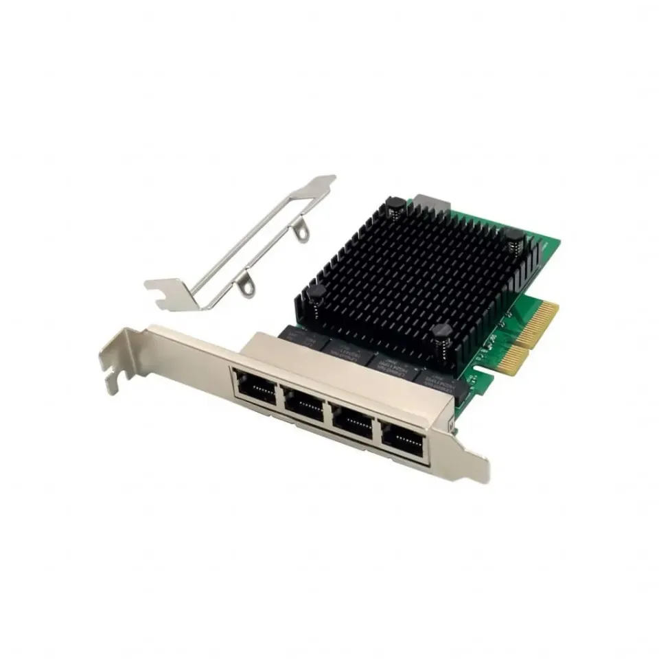 Microconnect RTL8125B netwerkkaart quad 2.5G PCIe x4