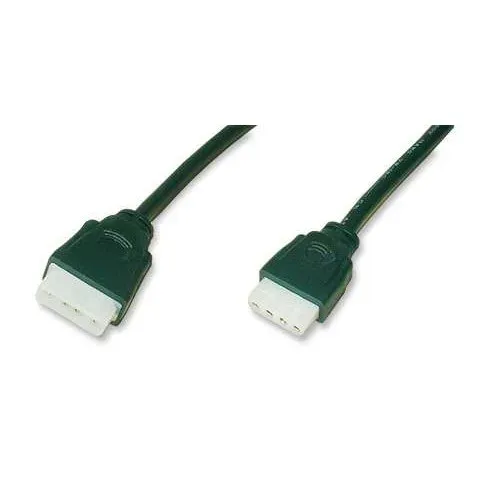T.E.G. interne voedingskabel 4-pin 0,6 m zwart rond