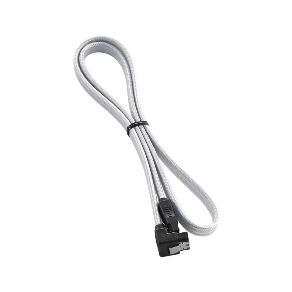 CableMod ModFlex SATA 3 kabel 60cm haaks wit