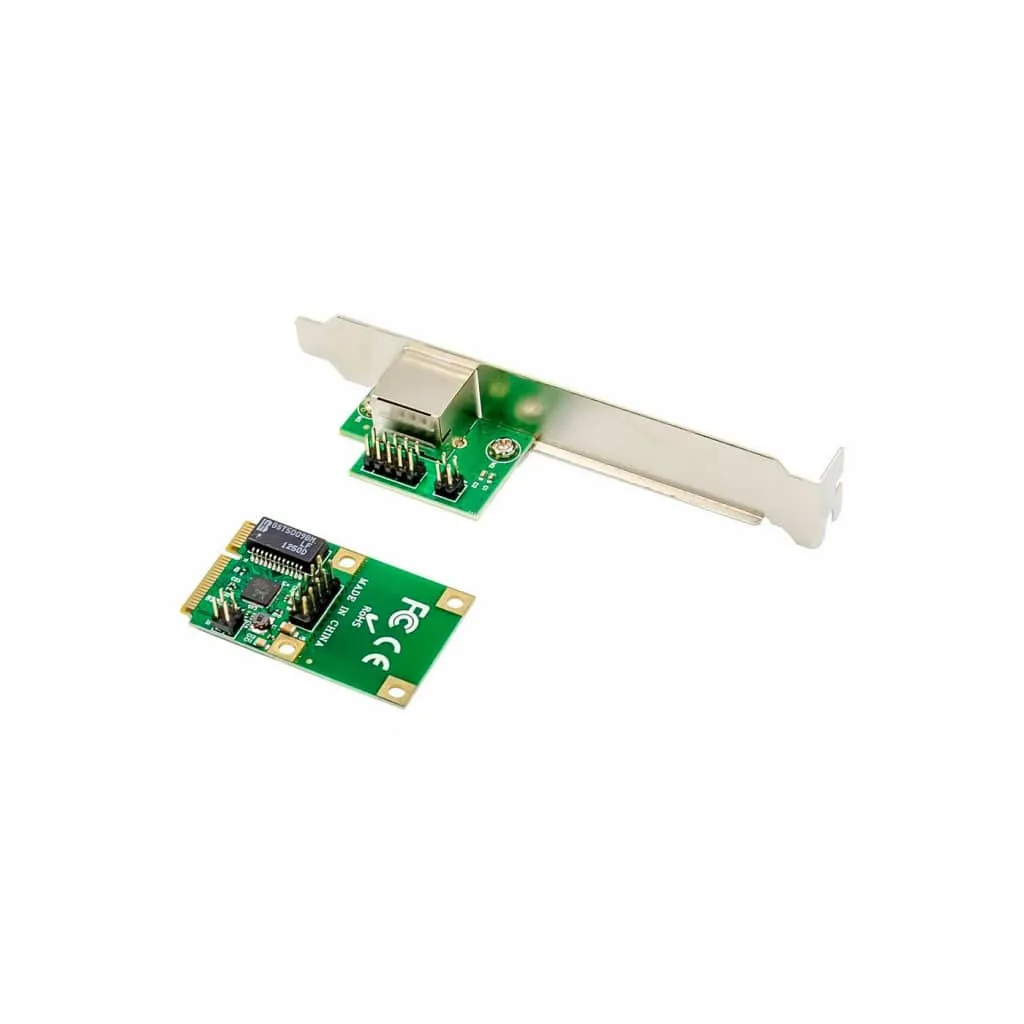 Microconnect 8111F netwerkkaart MiniPCIe 1G RJ45
