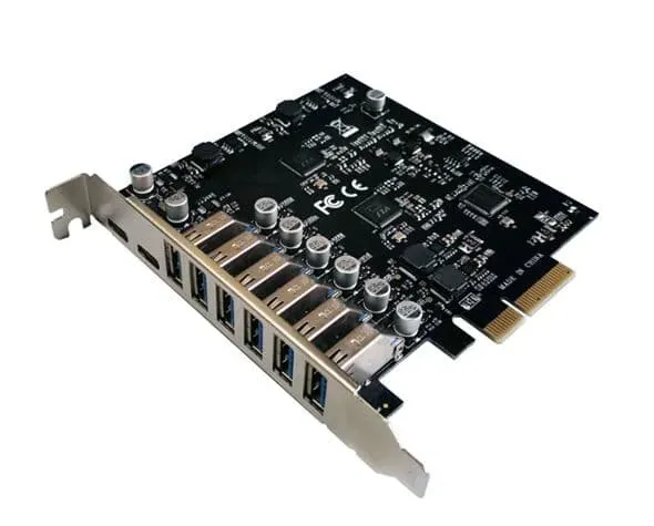 Microconnect ASM3142 PCIe uitbreidingskaart 10Gbps USB-C USB-A