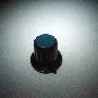 T.E.G. knop schroef 20x20 pijl as 6mm zwart