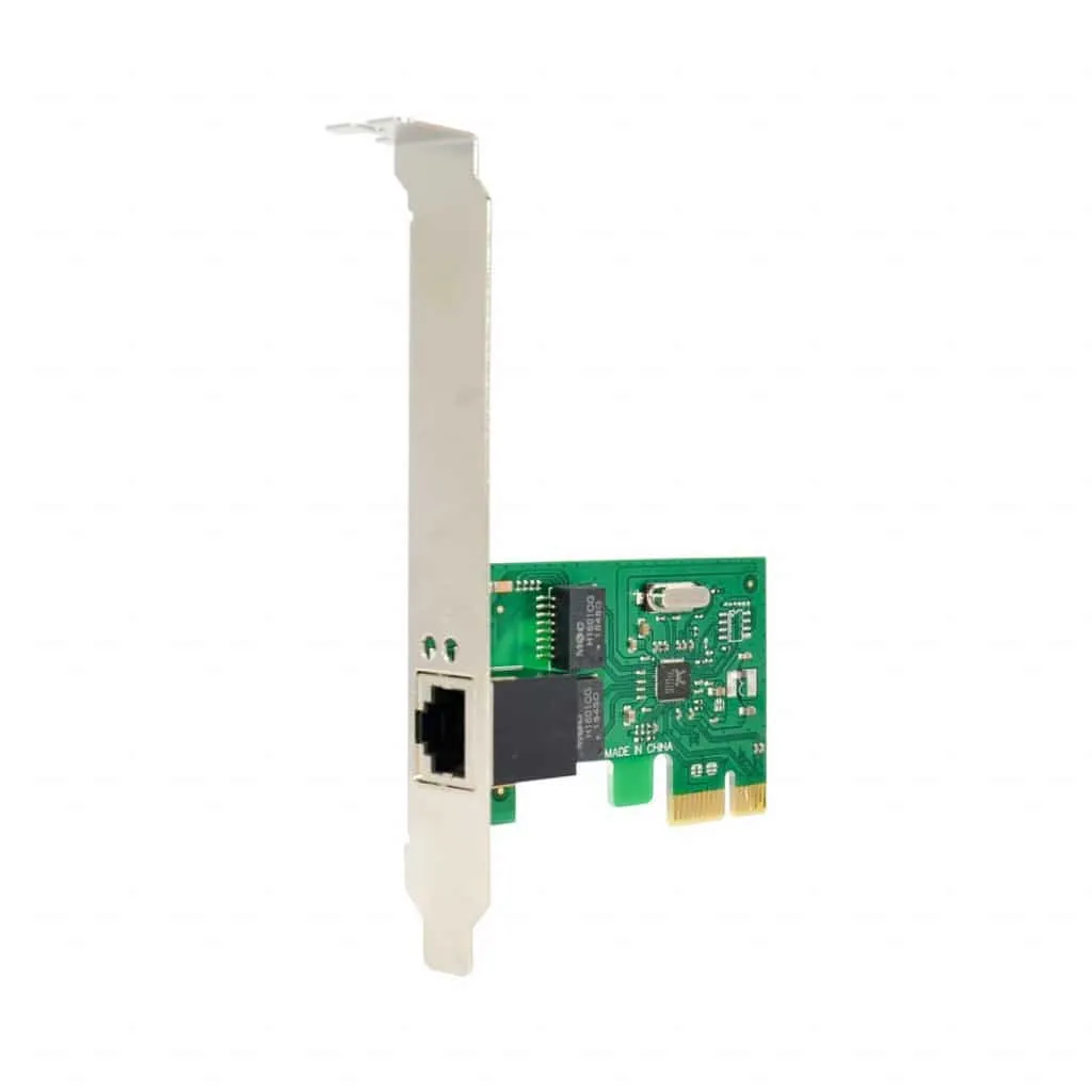 Microconnect RTL8111F gigabit netwerkkaart PCIe x1 RJ45