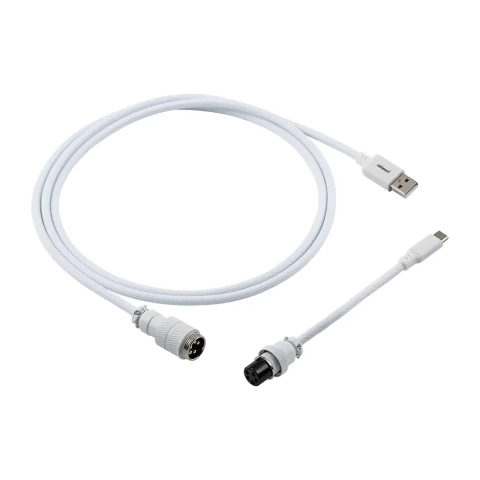 CableMod Pro keyboard kabel 150 cm glacier white USB-C