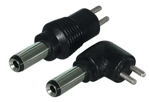 T.E.G. 5.0 x 2.1 mm voedingsplug recht verwisselbaar