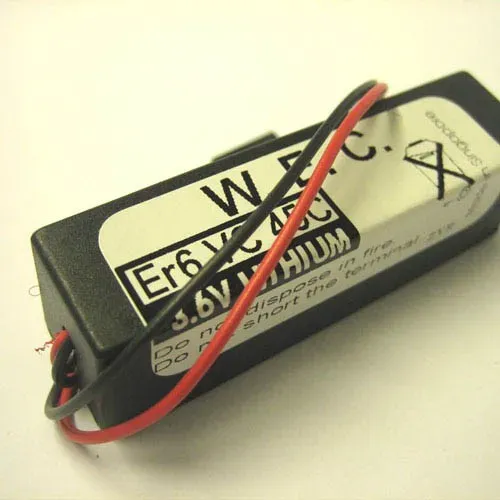T.E.G. AA lithium batterij 3,6V stekker industrie