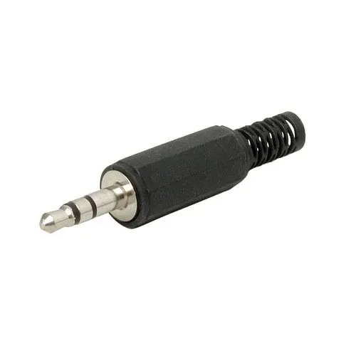 T.E.G. 3,5mm Stereo Stekker Male kunststof per stuk