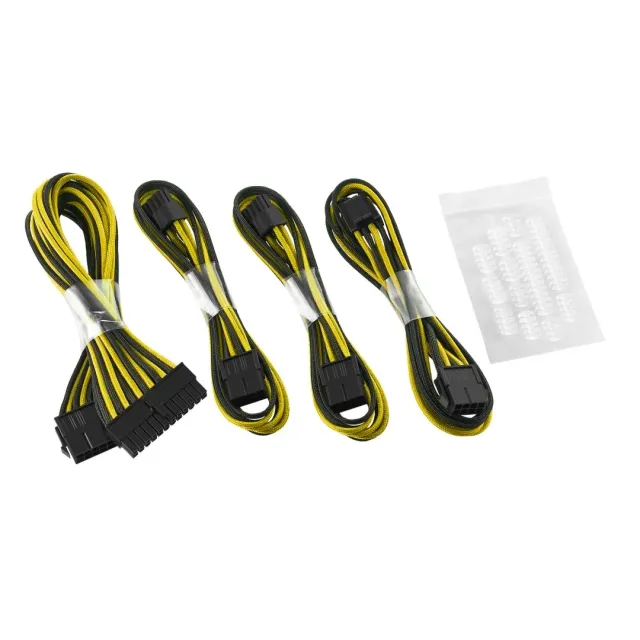 CableMod Classic ModFlex verlengkabelset zwart/geel