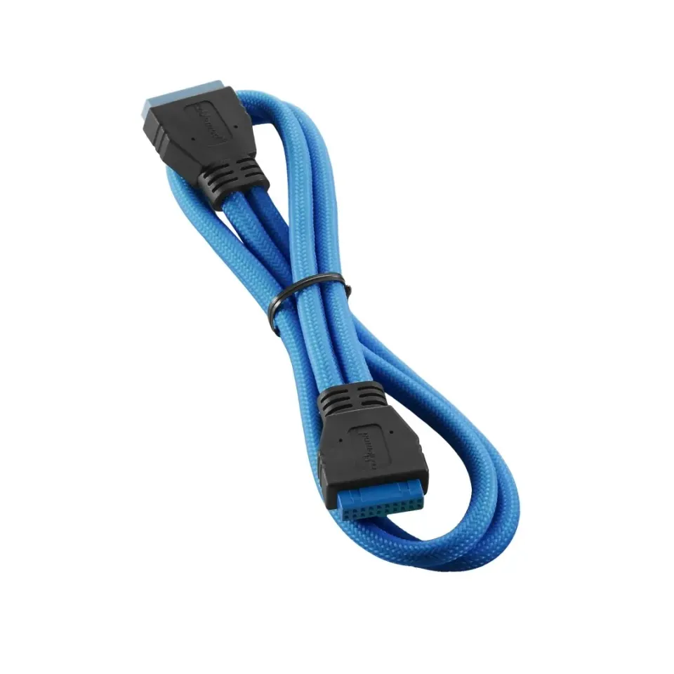 CableMod ModMesh USB 3.0 verlengkabel 50cm lichtblauw