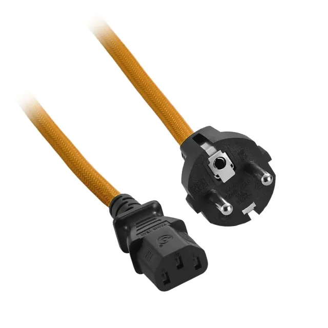 CableMod ModMesh Power Cord netsnoer oranje 2m C13