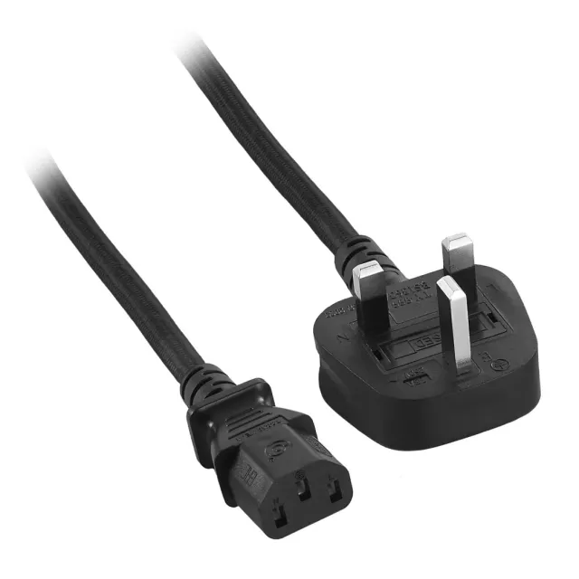 CableMod ModFlex C13 stroomkabel UK stekker 2m zwart