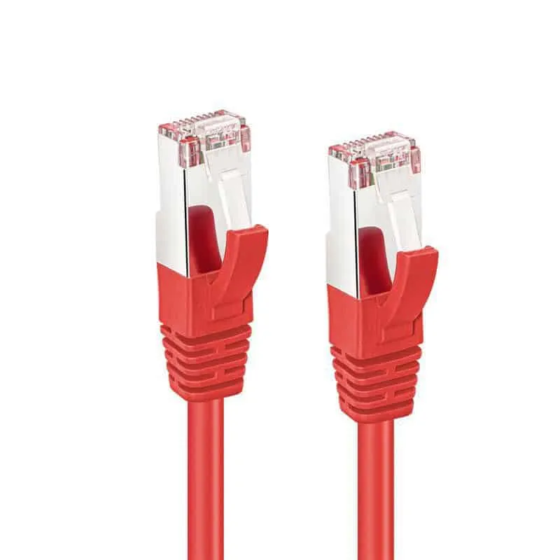 Microconnect CAT6 S/FTP netwerkkabel 25m rood afgeschermd