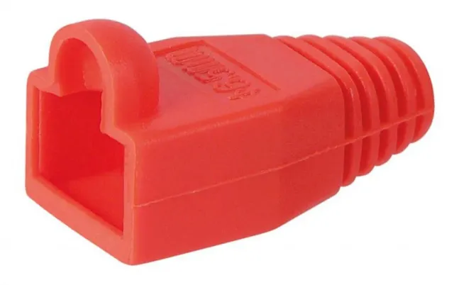 Microconnect RJ45 knikbescherming rood 50 stuks