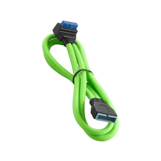 CableMod ModMesh USB 3.0 haakse kabel 50cm lichtgroen