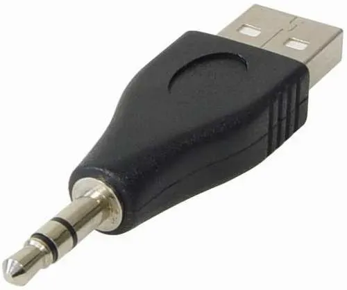 T.E.G. USB A naar 3,5mm verloopadapter M/M stereo