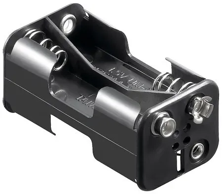 T.E.G. 4x AA batterijhouder drukknoop penlight