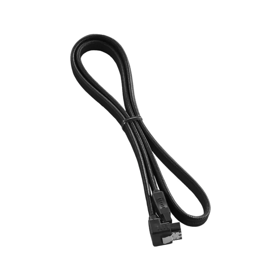 CableMod ModFlex SATA 3 kabel haaks 60cm zwart