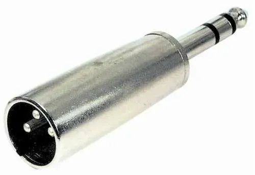 T.E.G. Cannon 6,3 mm stereo verloopadapter male