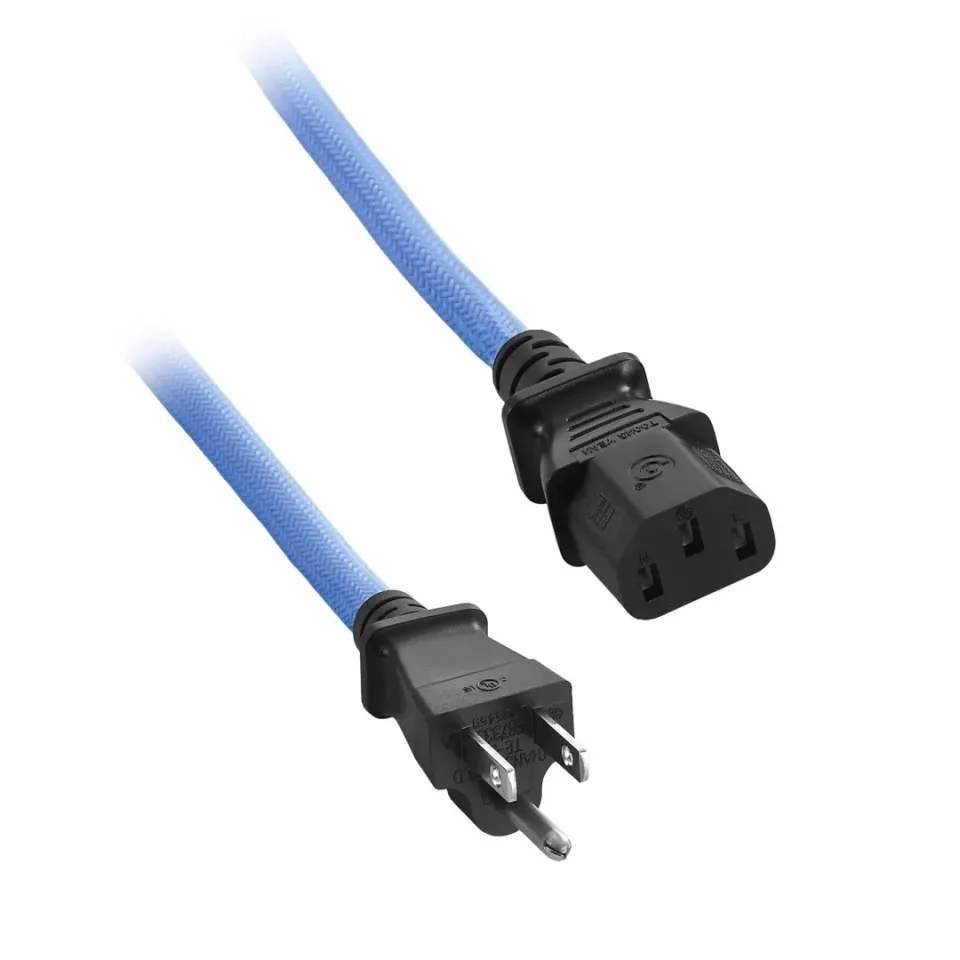 CableMod ModMesh stroomkabel C13 NA 2m lichtblauw
