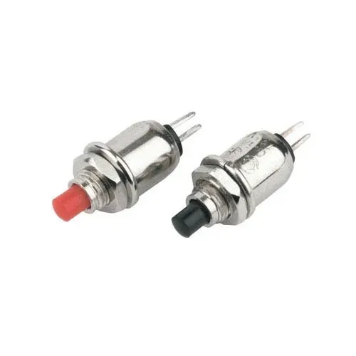 T.E.G. Drukschakelaar 1x maak 250V mini zwart