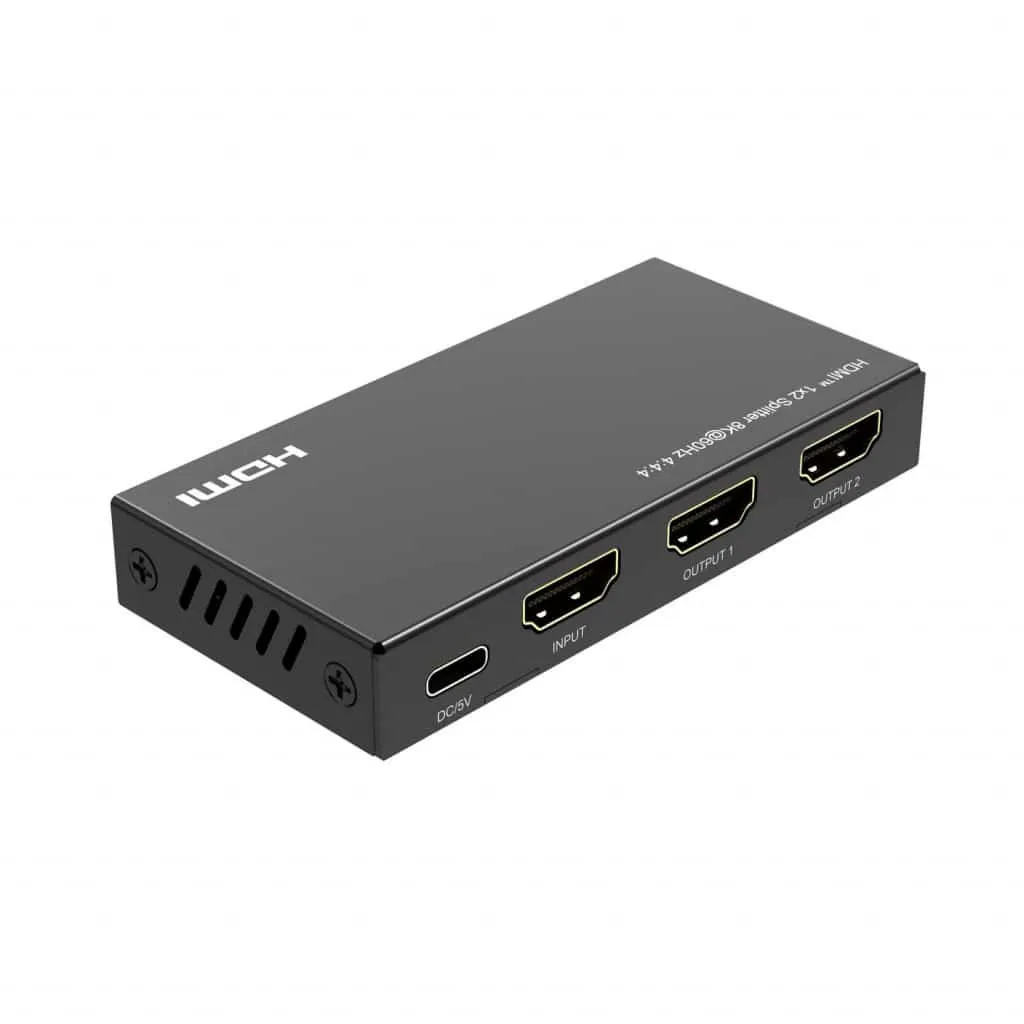 Microconnect HDMI splitter 1x2 8K@60Hz 4:4:4