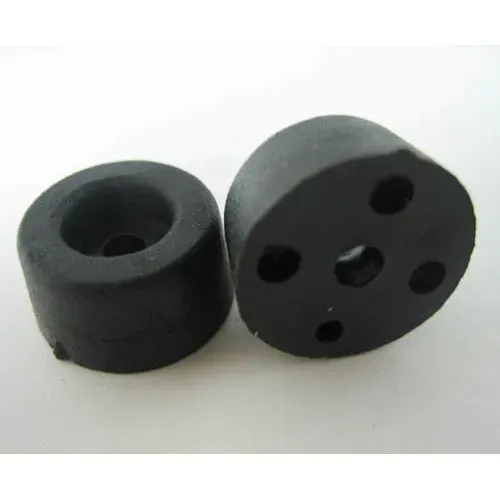 T.E.G. Schroefpootje PVC zwart 9x17mm per stuk