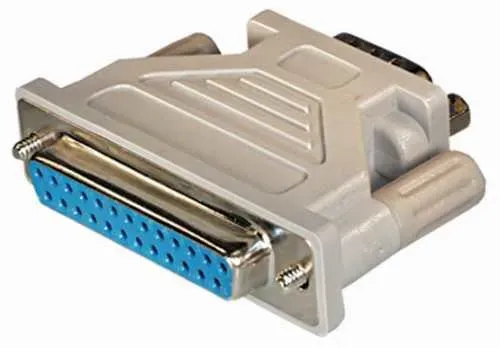 T.E.G. Sub-D adapter 9-pins female naar 25-pins female