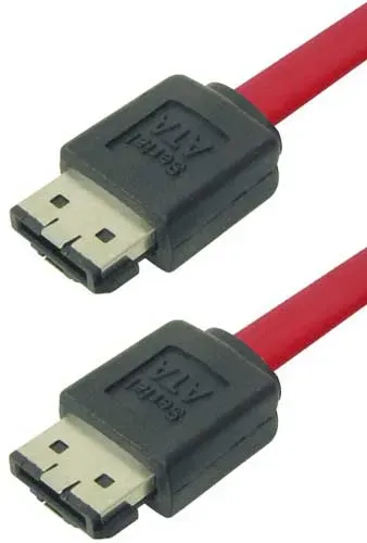 T.E.G. SATA II female-female kabel 2m rood extern
