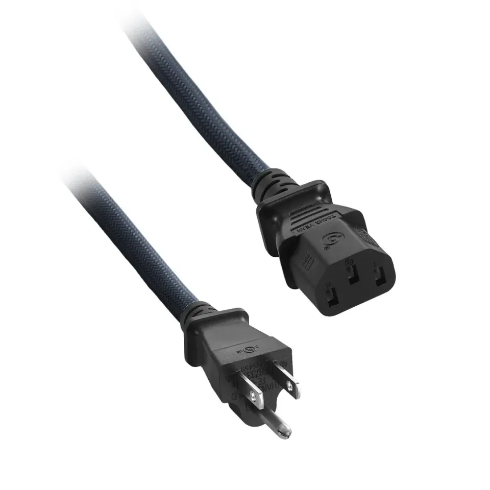 CableMod ModMesh stroomkabel 2m groen C13 USA-stekker