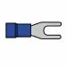 T.E.G. Fast-On vorkcontact M3 blauw connector 100 stuks