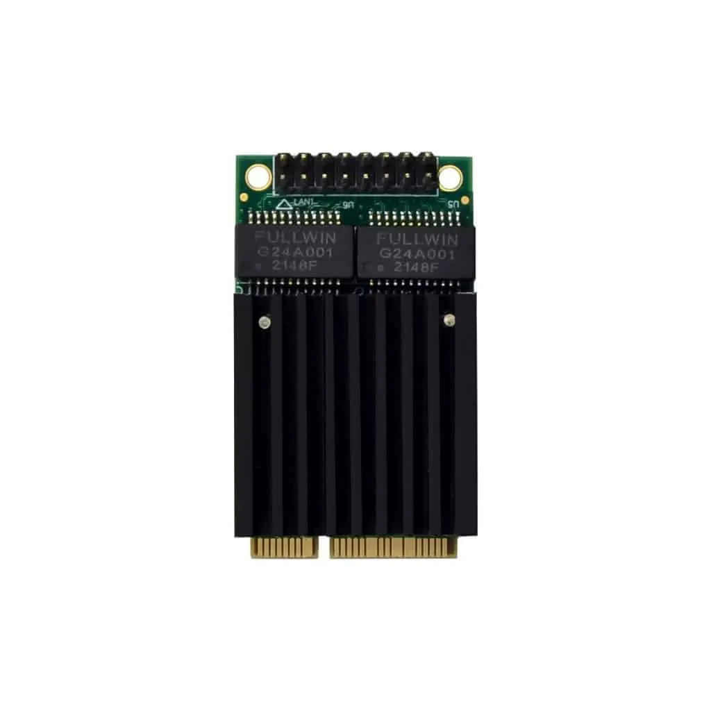Microconnect MiniPCIe netwerkkaart I210 Dual-RJ45