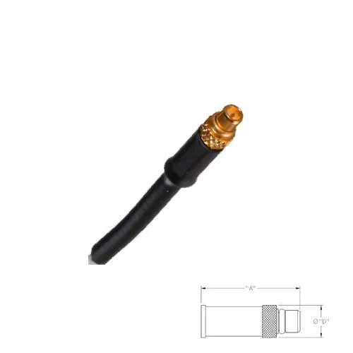 T.E.G. MMCX soldeer/crimp plug male RG179-187 connector