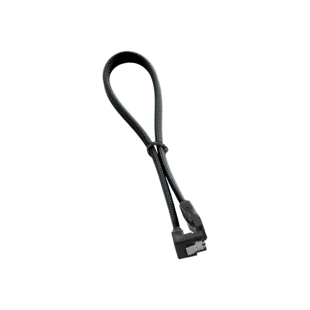 CableMod ModMesh SATA 3 kabel haaks 30cm grijs