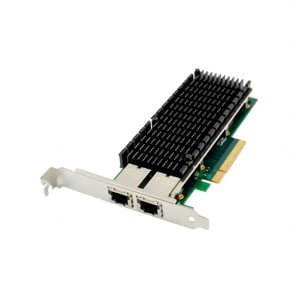 Microconnect netwerkkaart PCIe x8 Dual RJ45 10GbE