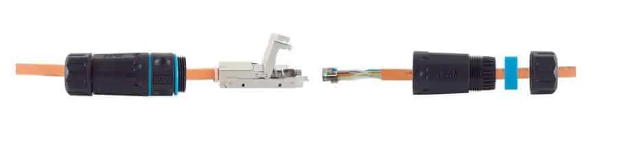 Microconnect Outdoor CAT6 STP connector IP68 koppelstuk