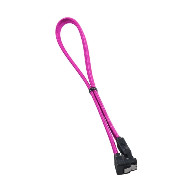 CableMod ModFlex SATA-kabel haaks 30cm roze