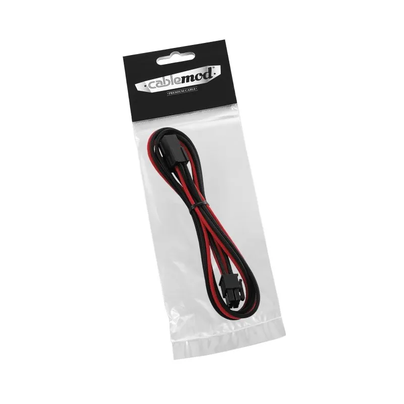 CableMod Classic ModFlex 6-pin PCI-e Extension 45cm zwart-rood