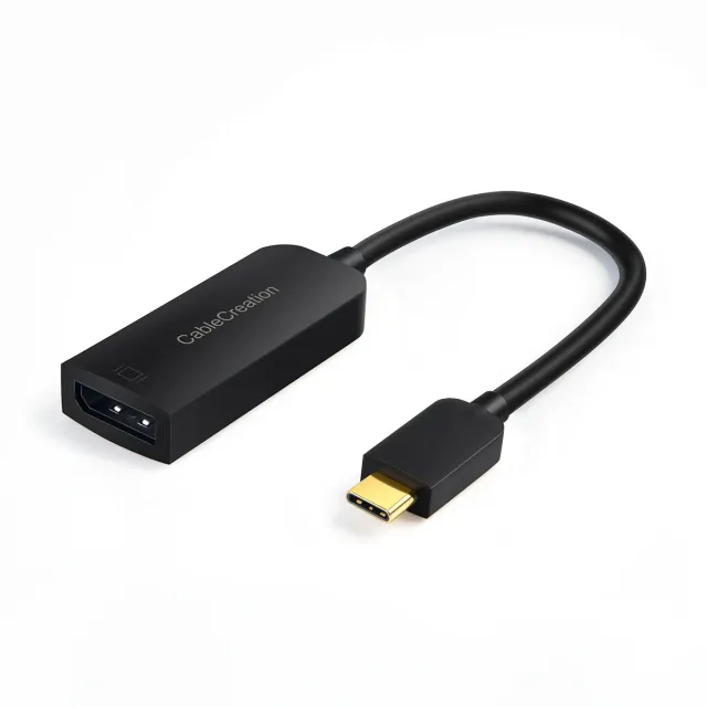 CableCreation USB-C naar DisplayPort adapter 8K zwart