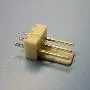 T.E.G. printdeel recht 3-polig connector 25 stuks 2,54mm