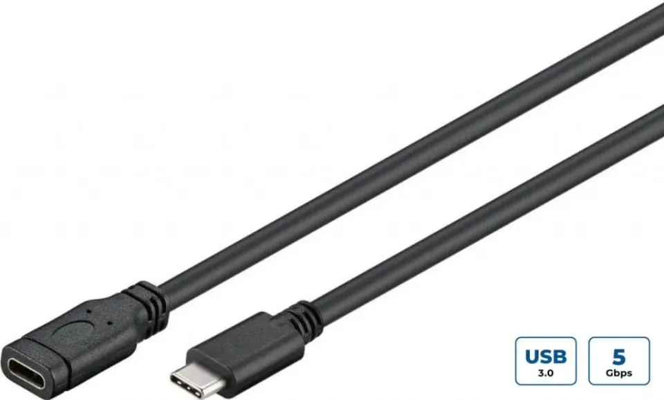 Microconnect USB-C 3.2 Gen 1 verlengkabel 1,5m