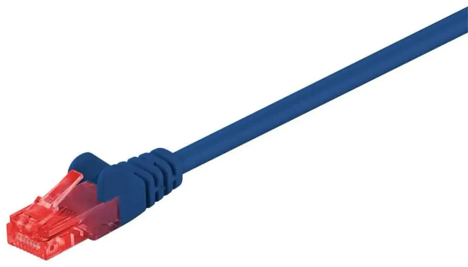 Microconnect CAT6 U/UTP netwerkkabel 0,25m blauw