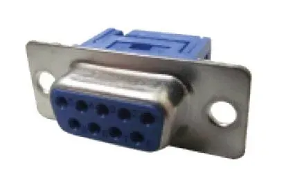 T.E.G. SUB-D 9-polig connector female bandkabel