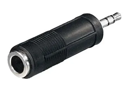 T.E.G. 6,3 naar 3,5 stereo verloopadapter male-female