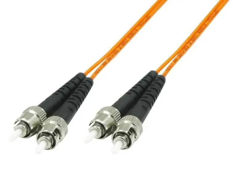 MicroConnect OM1 glasvezelkabel ST-ST 15 m oranje duplex