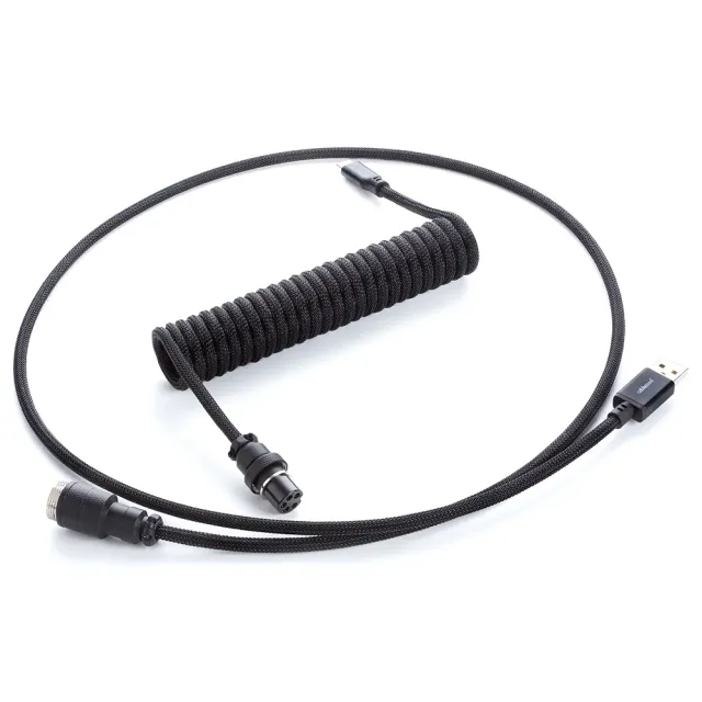 CableMod Pro Coiled Keyboard Cable 150cm zwart toetsenbordkabel
