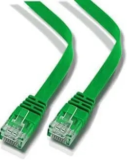 Microconnect CAT6 U/UTP flat netwerkkabel 1m groen